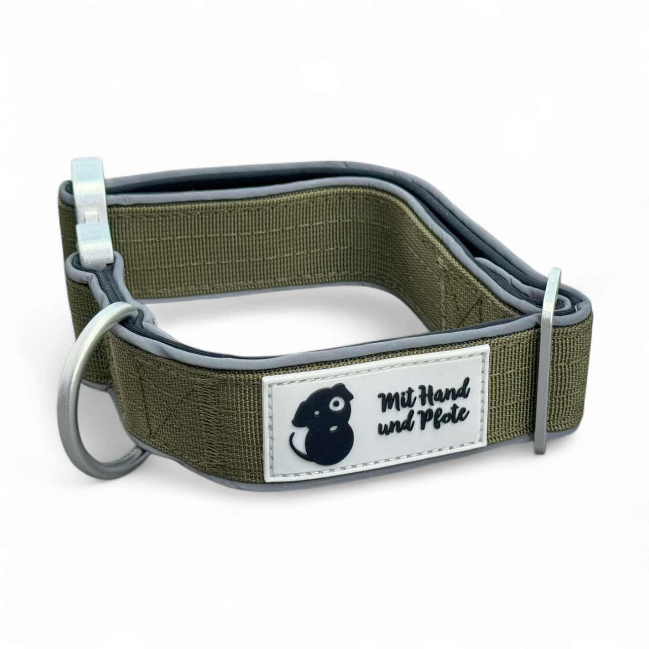 Hundehalsband Secure Light oliv
